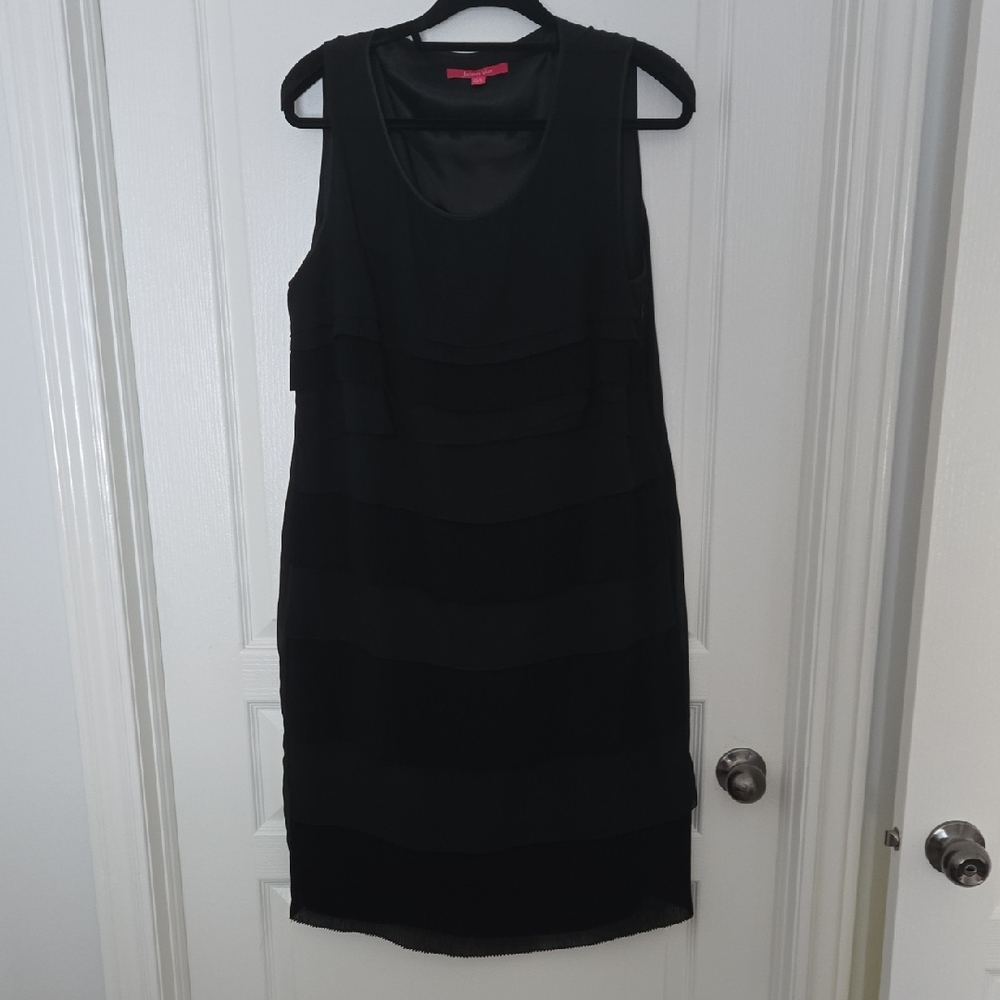 Elegant Black Sheath Midi Dress for Cocktail Nights